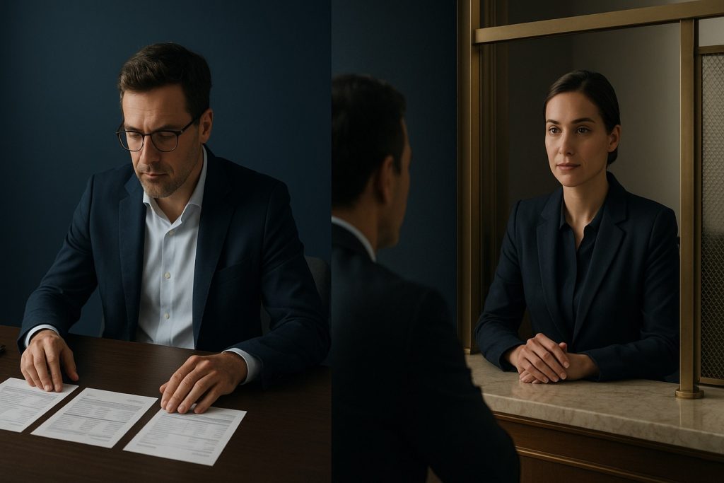 Courtier indépendant comparant plusieurs offres de financement professionnel